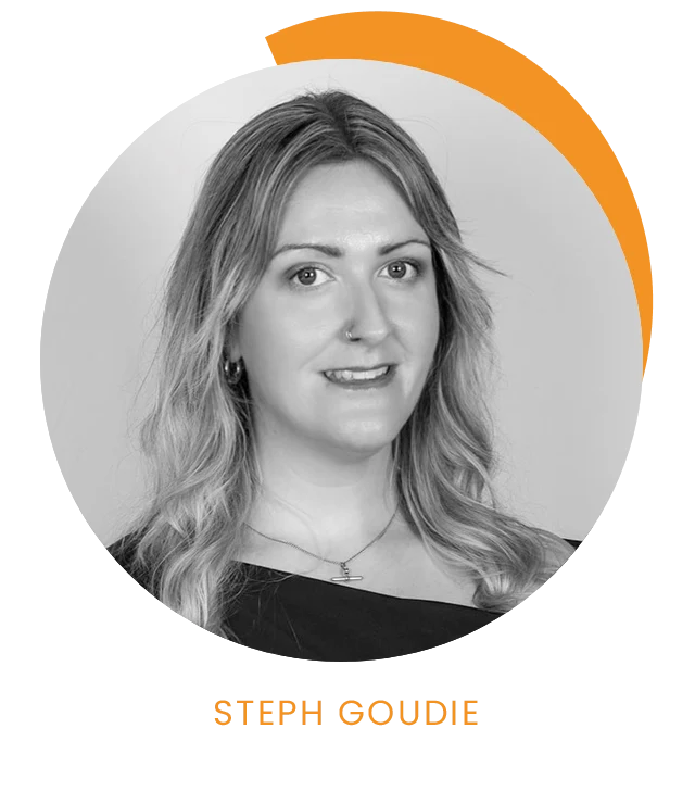 Team Image -Steph-Goudie-with title